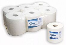 Полотенца бумажные Терес midi Comfort 1-нослойная 190м белый (упак.:6рул) (Т-0190)
