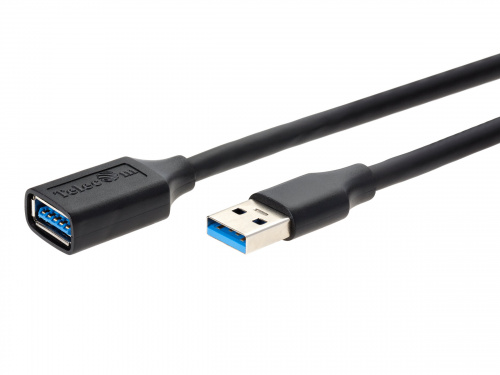 Кабель удлинительный USB3.0 Am-Af 3m Telecom черный (TUS708-3M) (1/50)