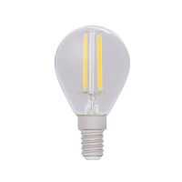 Лампа светодиодная REXANT филаментная Шарик GL45 9,5 Вт 950 Лм 2700K E14 прозрачная колба (10/100) (604-129)