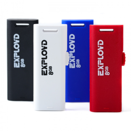 Флеш-накопитель USB  8GB  Exployd  580  красный (EX-8GB-580-Red) фото 6