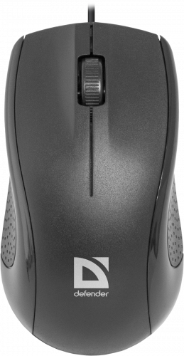 Мышь проводная DEFENDER Optimum MB-160, USB, 3 кнопки, черный (1/40) (52160) фото 2