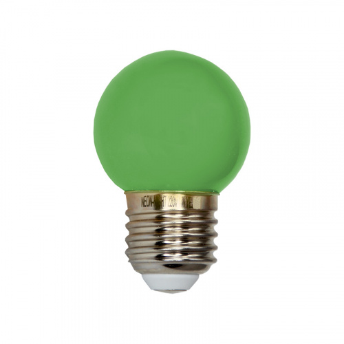 Лампа шар NEON-NIGHT Е27 5 LED Ø45мм - зеленая (1/100) (405-114) фото 2