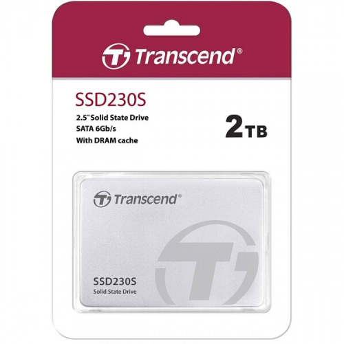 Внутренний SSD  Transcend 2TB  230S, SATA-III, R/W - 560/520 MB/s, 2.5", 3D NAND, TLC (TS2TSSD230S)