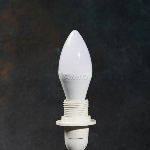 Лампа светодиодная REXANT Свеча CN 11,5 Вт E14 1093 лм 2700 K теплый свет (1/10/100) (604-027) фото 6