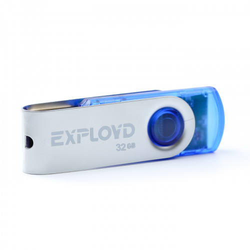 Флеш-накопитель USB  32GB  Exployd  530  синий (EX032GB530-Bl) фото 3