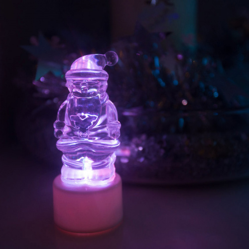 Фигура светодиодная NEON-NIGHT на подставке "Санта Клаус", RGB (1/96) (501-040) фото 3