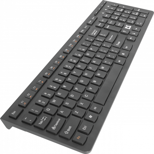 Клавиатура беспроводная DEFENDER UltraMate SM-535 RU, мультимедиа, черная (1/20) (45535) фото 4