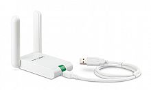 Wi-Fi адаптер TP-LINK TL-WN822N, беспроводной, станд.N, 802.11n,2съем.антены, USB 2.0, 300 Mb/б, белый (1/60)