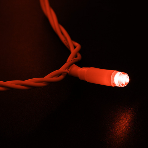 Гирлянда NEON-NIGHT Нить 10м, постоянное свечение, белый ПВХ, 230В, цвет: Красный (1/20) (305-162) фото 2