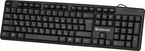 Клавиатура проводная DEFENDER Element HB-520, USB, чёрная (1/20) (45522) фото 4