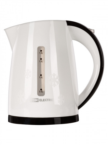 Электрический чайник "Астерия", пластик, окно уровня воды, 1,8 л, 1800 Вт, белый, TDM (1/12) фото 6