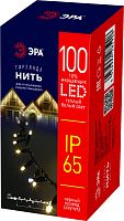 Гирлянда ЭРА светодиодная ERAPS-NK10 нить 10 м тёплый свет 100 LED (1/10) (Б0051888)