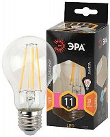 Лампа светодиодная ЭРА F-LED A60-11W-827-E27 Е27 / Е27 11Вт филамент груша теплый белый свет (1/100)