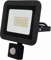 Прожектор уличный Эра Eco Slim LPR-041-2-65K-050 светодиодный 50Вт корп.мет.черный (Б0043587)