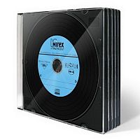 Диск MIREX CD-R MAESTRO 700 Мб 52x  Slim case 5 pack (Vinyl) (200) (UL120120A8F)