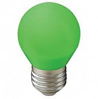 Лампа светодиодная ECOLA globe color 5,0W G45 220V E27 Green шар Зеленый матовая колба 77x45(1/10/100)