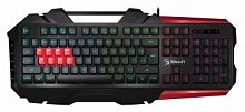 Клавиатура механическая игровая A4TECH Bloody B3590R USB for gamer LED, черный/красный (B3590R (BLACK+RED))