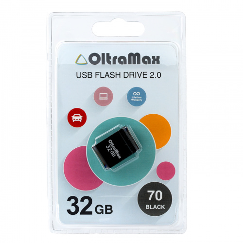 Флеш-накопитель USB  32GB  OltraMax   70  чёрный (OM-32GB-70-Black) фото 7