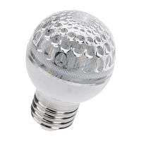 Лампа шар NEON-NIGHT Е27 9 LED Ø50мм красная (1/100) (405-212)