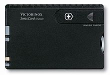 Швейцарская карта Victorinox SwissCard Classic, чёрный (подар. коробка)