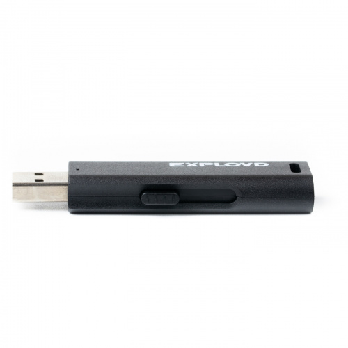 Флеш-накопитель USB  64GB  Exployd  580 чёрный (EX-64GB-580-Black) фото 3