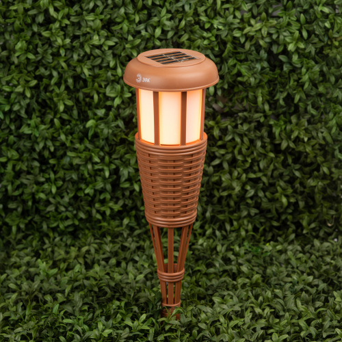 Светильник ЭРА уличный ERASF22-35 на солнечной батарее садовый Факел бамбук (1/6) фото 13