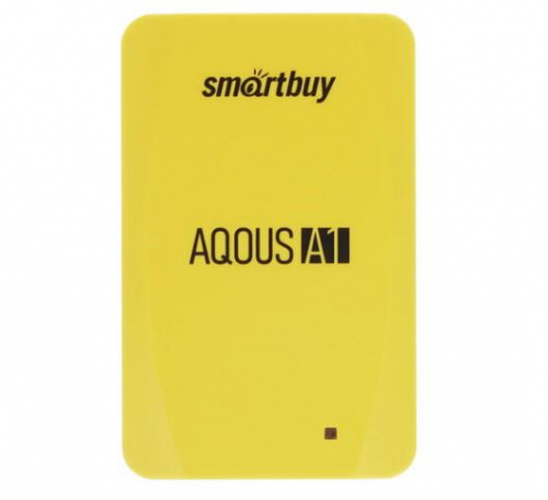 Внешний SSD  Smart Buy   256 GB  Aqous A1 жёлтый, 1.8", USB 3.1 (SB256GB-A1Y-U31C) фото 2