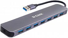 Разветвитель D-LINK DUB-1370/B2A, USB 3.0, 7 порт, черный (1/30)