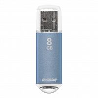 Флеш-накопитель USB  8GB  Smart Buy  V-Cut  синий (SB8GBVC-B)