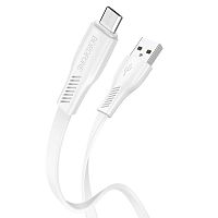 Кабель USB - микро USB Borofone BX85 Auspicious, 1.0м, 2.4A, цвет: белый (1/360) (6974443387100)