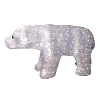 Акриловая светодиодная фигура NEON-NIGHT Полярный медведь 112х58 см, 400 светодиодов, понижающий трансформатор в комплекте (1/1) (513-124)