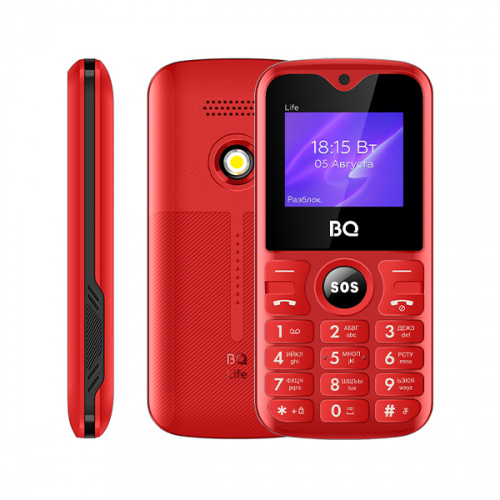 Мобильный телефон BQ 1853 Life Red+Black (1/40) (86192816)