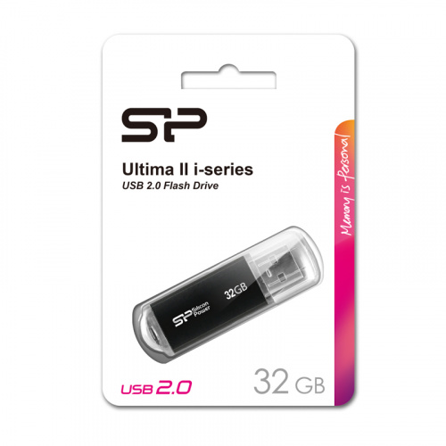 Флеш-накопитель USB  32GB  Silicon Power  Ultima II  чёрный (SP032GBUF2M01V1K) фото 8