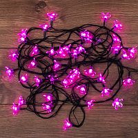 Гирлянда NEON-NIGHT светодиодная "Цветы Сакуры" 50 LED РОЗОВЫЕ 7 метров с контроллером (1/48) (303-038)