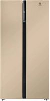 Холодильник Weissgauff WSBS 600 BeG NoFrost Inverter 2-хкамерн. бежевый (двухкамерный)