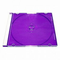 Футляр для 1CD 5 мм Slim (фиолетовый) (200)
