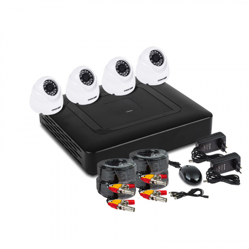 Комплект видеонаблюдения PROconnect, 4 внутренние камеры AHD-M, без HDD (1/1) (45-0403) фото 2
