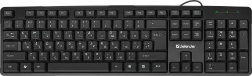 Клавиатура DEFENDER Next HB-440 RU, полноразмерная, черный (1/20) (45440)