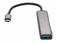 USB-концентратор USB 3.1 Type-C-->USB3.0+3 USB2.0, Aluminum Shell, 0.2м Telecom <TA308C> (1/100)