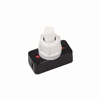 Выключатель-кнопка 250V 1А (2с) ON-OFF белый (для настольной лампы) REXANT (10/2000) (36-3010)