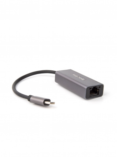 Кабель-переходник USB 3.1 Type-C -->RJ-45 1000Mbps Ethernet, Aluminum Shell, 0.15м Telecom <TU320M> (1/240) фото 3