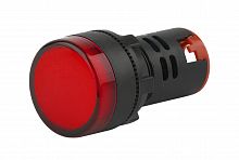 Лампа ЭРА AD22DS(LED)матрица d22мм красный 12 В AC/DC (10/1000/ 12 000)