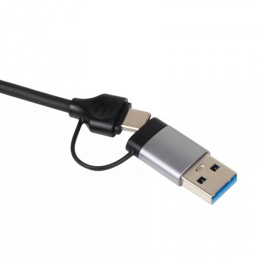 USB-концентратор TypeC+adapter-->USB3.0+2USB2,0+SD+TF, VCOM <DH297> (1/150) фото 3