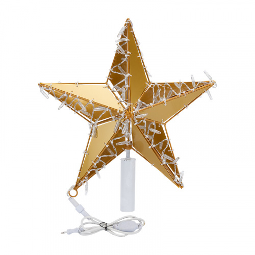 Фигура светодиодная NEON-NIGHT «Звезда» 50 см, 80 светодиодов, с трубой и подвесом, цвет свечения теплый белый  (1/1) фото 2