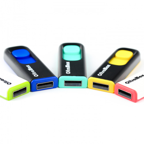 Флеш-накопитель USB  64GB  OltraMax  250  синий (OM-64GB-250-Blue) фото 3
