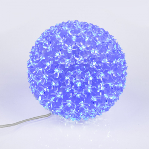 Шар светодиодный NEON-NIGHT 230V, диаметр 20 см, 200 светодиодов, цвет СИНИЙ (1/4) (501-607) фото 6