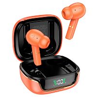Наушники внутриканальные HOCO EW18, Bluetooth, цвет: оранжевый (1/20/200)