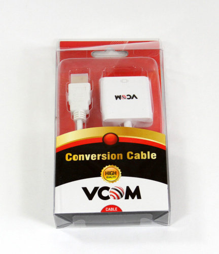 Кабель-переходник VCOM HDMI(M) -> VGA(F), 0,2 м. (1/50) (CG558) фото 3
