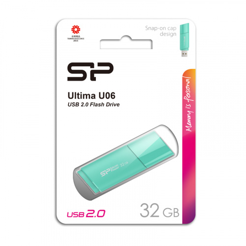 Флеш-накопитель USB  32GB  Silicon Power  Ultima U06  морская волна (SP032GBUF2U06V1B) фото 12