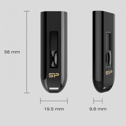 Флеш-накопитель USB 3.1  16GB  Silicon Power  Blaze B21  чёрный (SP016GBUF3B21V1K) фото 5